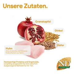 N&D Cat Ancestral Grain Adult su vištiena ir granatu, sausas maistas katėms, 5 - 9,9 kg — 3 nuotrauka