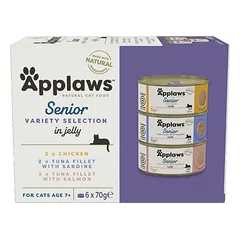  APPLAWS Cat Multipack Senior 6x70g skardinės