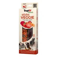 Tropifit Naturals Sticks Veggie skanėstas graužikams, 140 g