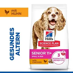 Hill's Science Plan Senior 11+ Small & Mini su vištiena, sausas maistas šunims — 3 nuotrauka