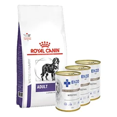 ROYAL CANIN Adult Large Dog 13kg + ENZO VET Žarnyno dieta šunims su ėriena 3x400g
