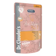 DR.CLAUDER‘S BEST SELECTION KITTEN, drėgnas maistas su vištiena kačiukams 85 g
