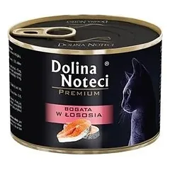 Dolina Noteci konservai katėms su lašiša, 185 g — 2 nuotrauka
