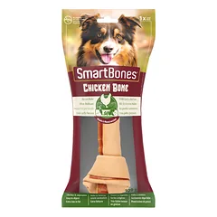 SmartBones Chicken Bones kaulas su vištiena didelių veislių šunims, 1 vnt. parduotuvėje mumbo.lt