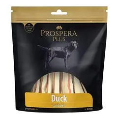 Gardėsis šunims – „Prospera Plus“ anties sumuštinis, 230 g
