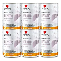 Disugual Veterinarinis drėgnas HEPATIC kalakutienos ėdalas šunims (suaugusiems) 6x400g