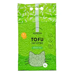 Expertus Tofu kraikas katėms, žaliosios arbatos kvapo, 6l (2,6kg)