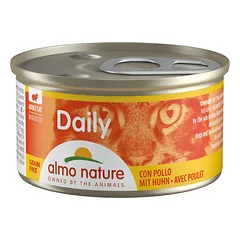 Almo Nature Daily Mousse Vištienos paštetas suaugusiems katėms, 85 g