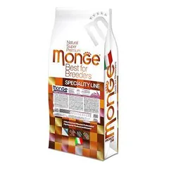 Monge Best For Breeders Dog Speciality sausas maistas šunims su kiauliena, ryžiais ir bulvėmis, 15 kg