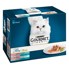 GOURMET Perle Žuvų duetas 12x85g drėgnas maistas katėms