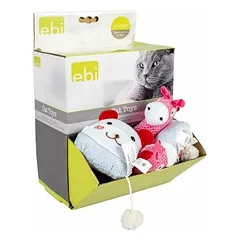 Cat toy Wanna play animal mix catnip 8x6cm