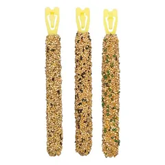 Vitakraft krekeriai bangotosioms papūgėlėms Trio-Mix, 2 x 3 lazdelės: kiaušinis/abrikosas/medus — 2 nuotrauka