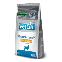 Farmina Vet Life Hypoallergenic Fish & Potato dietinis sausas pašaras suaugusiems šunims, alergiškiems žuviai ir bulvėms