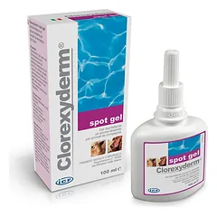 Clorexyderm Spot Gel Valantis tepalas šunims ir katėms 100 ml