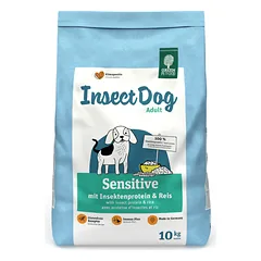 Green Petfood InsectDog Sensitive sausas maistas jautriems šunims, 10 kg