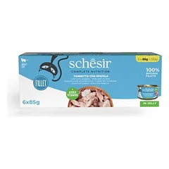 Schesir Complete Nutrition Filet drebučiuose, drėgnas maistas katėms, ekonominė pakuotė 24 x 85 g — 3 nuotrauka