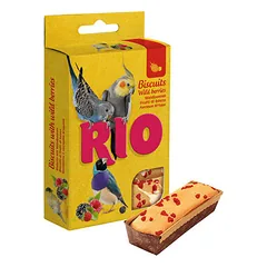 RIO Biscuits with wild berries for all types of birds 5x7g