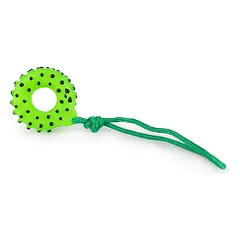 Happet Green Donut žaislas šunims — 2 nuotrauka