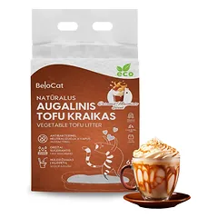 Belocat Tofu kačių kraikas, Caramel Macchiato kvapo