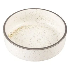 Duvo+ Futternapf Stone Speckle weiß für Katzen