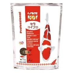 Tvenkinio žuvų maistas: Sera KOI Professional Spirulina Color Food 2200g