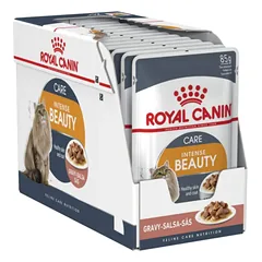 Royal Canin Intense Beauty In Gravy Pouch konservai katėms padaže, 12x85g