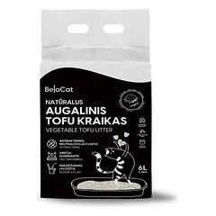 BELOCAT Tofu natūralus kačių kraikas 6l / 2,5kg., 2 mm granulės