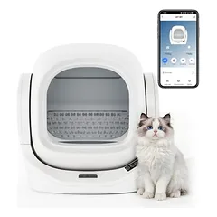Zatte Katzenklo automatisch App, 68L, selbstreinigend, leise, sicher