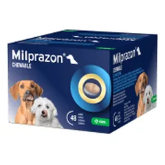 Milprazon Chewable 2,5 mg/25 mg tabletės nuo kirminų mažiems šunims ir šuniukams