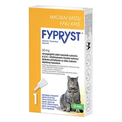 FYPRYST - užlašinamasis tirpalas nuo parazitų katėms 50 mg nuotrauka