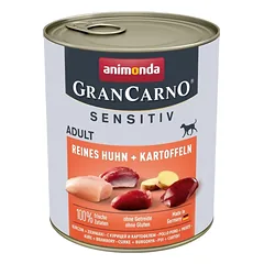ANIMONDA Grancarno Sensitive konservai su vištiena ir bulvėmis 800 g