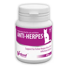 ANTI HERPES papildas katėms sergančioms Herpes infekcija 60 g.