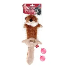 Žaislas šunims GiGwi Plush Friendz Medium Squireel Skin pliušinis voverės kailis — 3 nuotrauka
