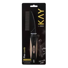KAY Ani Flea Comb tankios šukos augintiniams 21cm — 3 nuotrauka