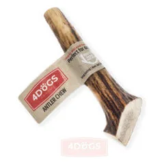 4DOGS Deer Antler elnio rago kramtalas šunims - Pet24