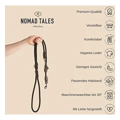 Nomad Tales Spirit pavadėlis, ebony, 200 cm ilgio, Ø 10 mm — 3 nuotrauka