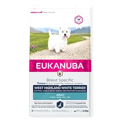 Eukanuba West Highland Terrier Adult (vištiena) 2,5kg