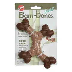 BamBones Dental X-Bone šoninės skonio kramtomasis žaislas šunims M