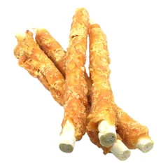 REAL DOG SNACKS žaliaminės odos ritinys su vištiena, 500 g — 2 nuotrauka