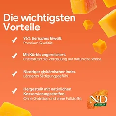 Farmina N&D Neutered Adult su moliūgu, putpele ir granatu, sausas maistas katėms, 5 - 9,9 kg — 5 nuotrauka