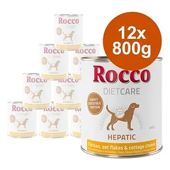 Rocco Diet Care Hepatic su vištiena, avižų dribsniais ir varškės sūriu, drėgnas maistas šunims 800 g — 3 nuotrauka