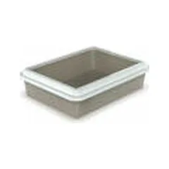 Georplast atviras tualetas katėms su bortu 43,5 x 34 x 11 cm, įvairių spalvų — 3 nuotrauka