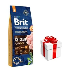 BRIT Premium By Nature Adult M 8kg + Staigmena ŠUNIUI