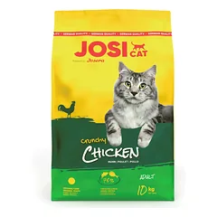 JosiCat Crunchy Chicken sausas pašaras katėms su vištiena, 10 kg