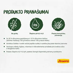 Josera NatureCat begrūdis kačių maistas su paukštiena ir lašiša, 2 kg — 3 nuotrauka