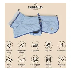 Nomad Tales Bloom paltukas šunims Airy Blue, Dideliems 26–45 kg — 4 nuotrauka