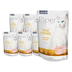 DOLINA NOTECI Piper katėms su vištiena 10x100g