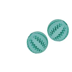 Nobby žaislas šuniui „Dental Line”, guminis kamuoliukas, mėtų kvapo, 7 cm