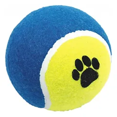 PET NOVA Tennis balls didelis kietas kamuolys 10cm (plūduriuoja) 2vnt
