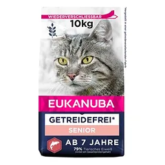 Eukanuba Senior Grain Free su lašiša, sausas maistas katėms, 1,5 - 2,9 kg — 3 nuotrauka